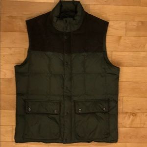 Men's Forrest Green Down Vest | Banana Republic